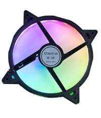 POWERBOOST F-PBA700B 120*120*25mm 12CM Rainbow LEDLİ KASA FANI  - 1